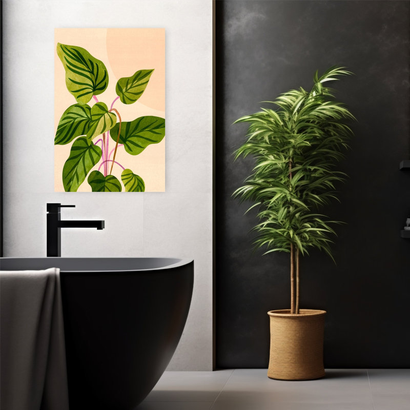 Contemporary Art Abstract Contemporary Landscape Nature Art by Kristian Gallagher - Wrapped Canvas Print