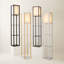 Lena Struttura 160cm Floor Lamp Wooden Shelves Floor Lamp in 4 Colours-115046285-115046283