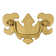 Manor 2'' Centre to Centre Lancaster Hand Polished Pull Backplate