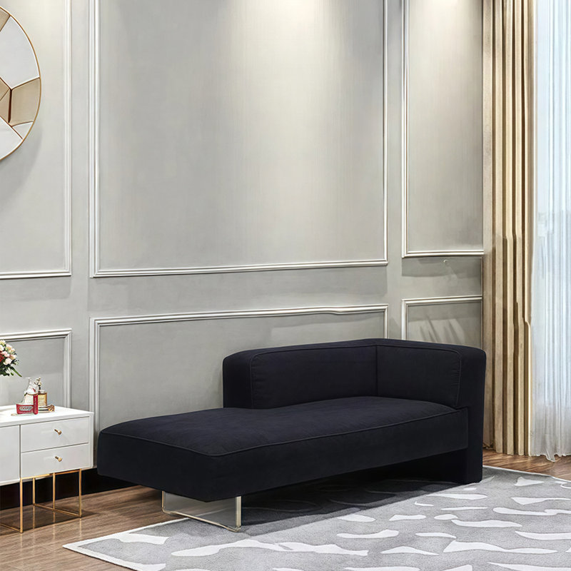 Chaise longue moderne, simple, confortable et décontractée, Orienté à droite