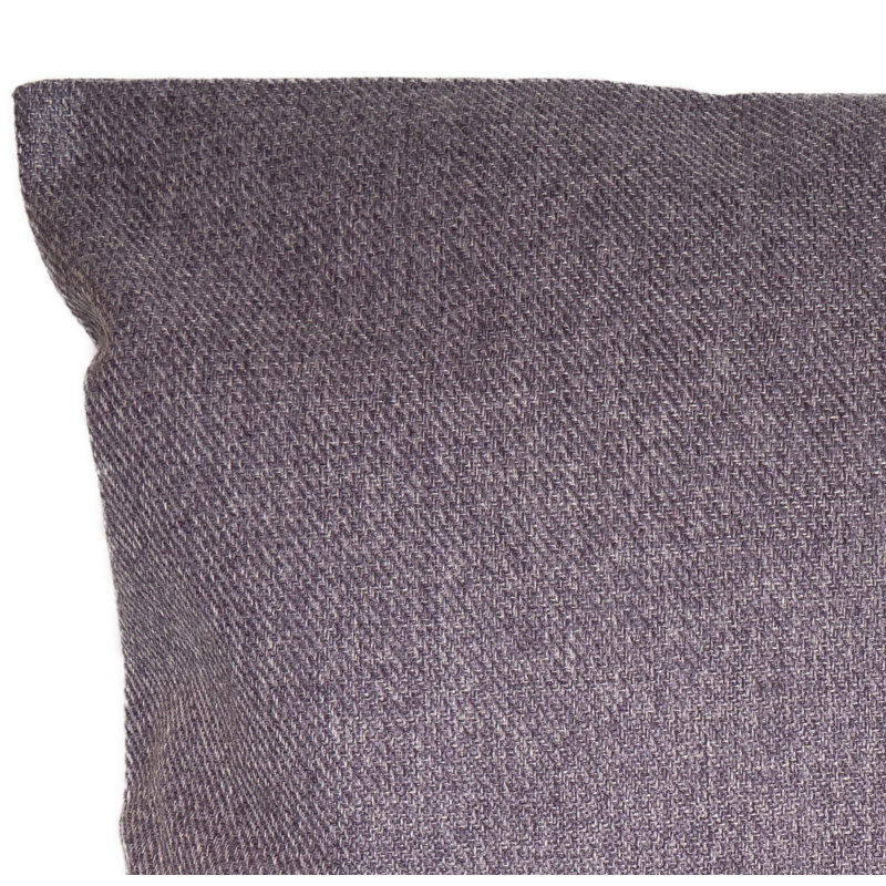 Aadvik Plaid Square Throw Pillow Cover, Grey