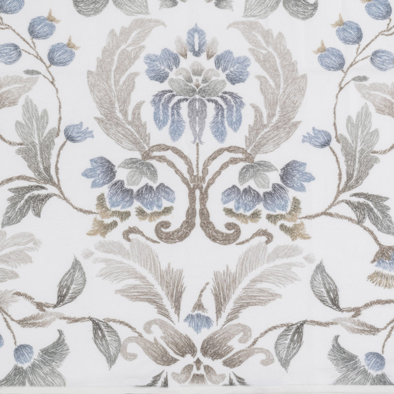 Beatrice Duvet Cover, Beatrice / Alpine White, Full / Double Duvet Cover