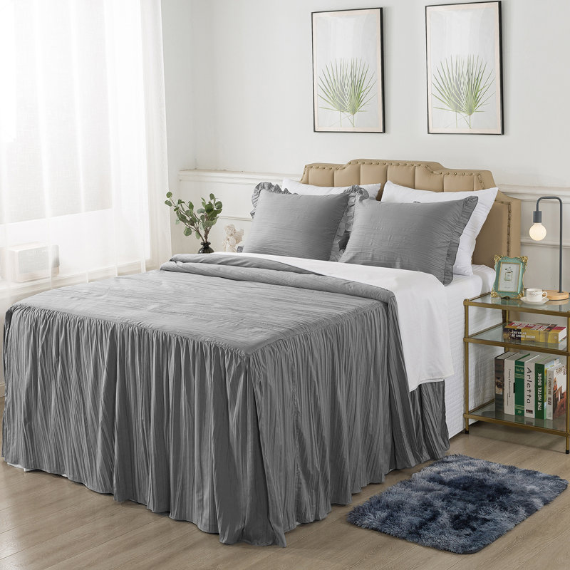 Coverlet, Full Coverlet/Bedspread + 3 Additional Pieces, Blue