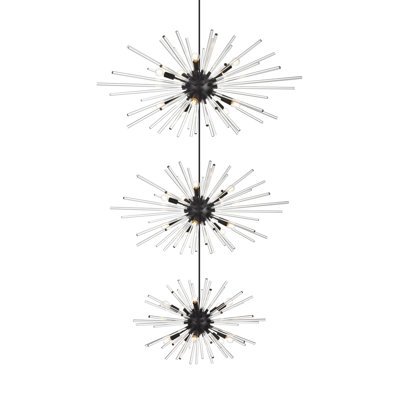 Francene 30 - Light Dimmable Tiered Chandelier