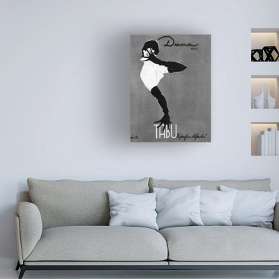 Art sur toile, artiste inconnu, "French Tabu Perfume" par Dana, 1953