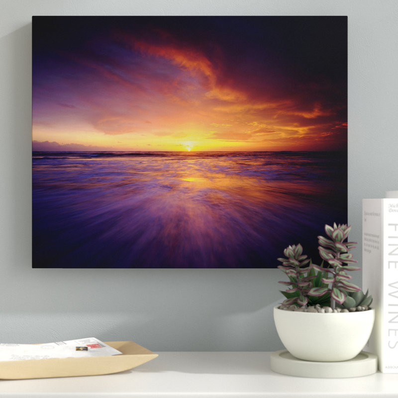 Regal Ocean - Reproduction de photo sur toile tendue, H 36 po x l 48 po x P 1,5 po