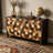 Honeycomb Pattern Sideboard, Modern Accent Cabinet