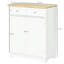 Armoire de cuisine 2 portes avec tablette réglable pour le couloir-1372313178