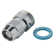Front Insert Complete Institutional Showerhead Assembly in Polished Chrome