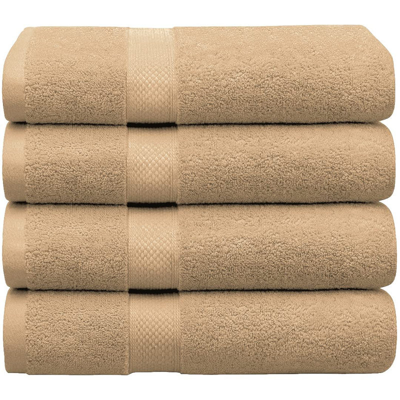Très grandes serviettes de bain Alfano Luxury, Beige