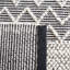 Tapis noir / ivoire en laine / coton touffeté à la main Caesare-2029666902
