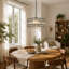 Lustre tambour en cristal 3 lumières Baconton
