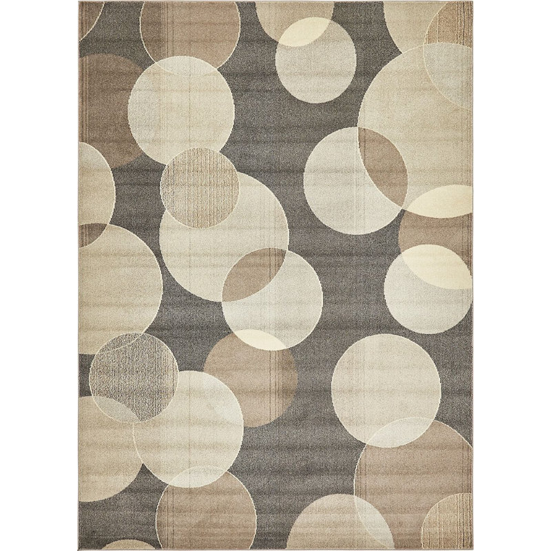 Prismatic Abstract Indoor Rug, Rectangle 5' x 8'