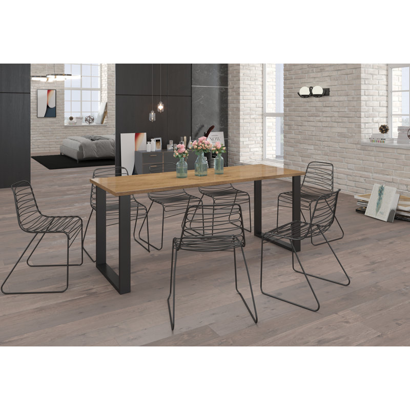 Nohealani Dining Table, H75 x L185 x W90cm, Beige