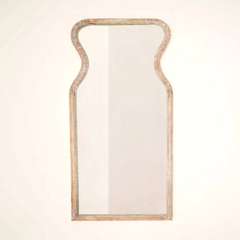 Decorative Full Length Wall Mirror With Mango Wood Frame 70"