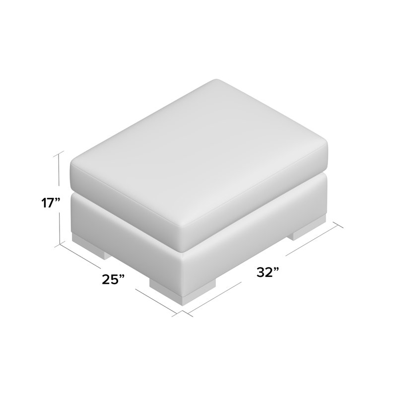 Repose-pieds Branam, Acajou, Ciel Dudley