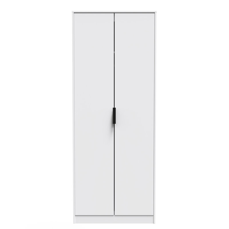 Turah Manufactured Wood Wardrobe, White Matt