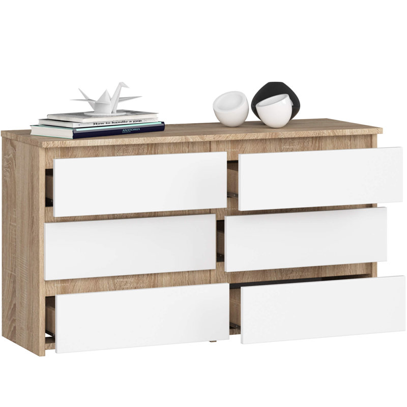 Sridivith 6 -Drawer Console