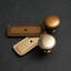 Poignée champignon 1,3 po avec plaque arrière (style G018) GOO-KI, alliage de zinc-125431406