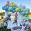 6' x 9'  Oxford White Bounce House with Slide and Air Blower for Kids&Toddler