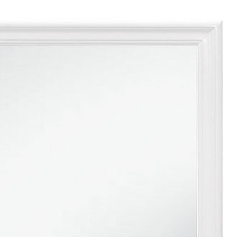 Miroir Charlston, Blanc