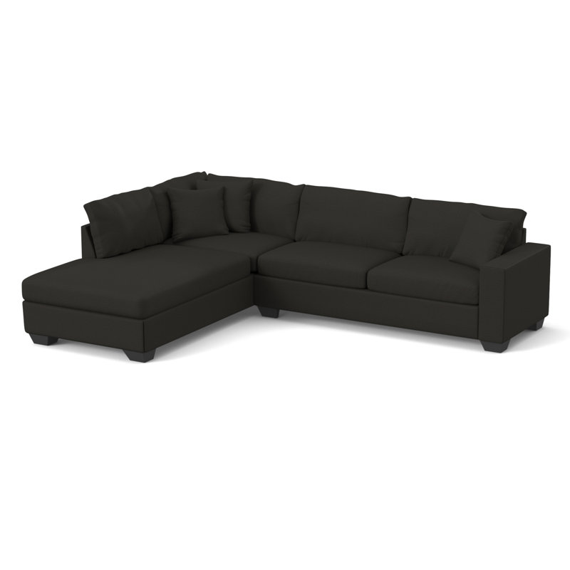 Canapé modulaire Hannah, Noir Bronco