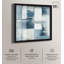 Art abstrait bleu déconstruit «I Shadowbox» par Art Remedy-115130424-115130428