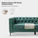 Brinna Contemporary 84" Upholstered Button-tufted Sofa with Metal Legs