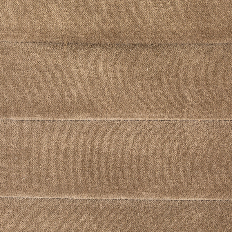Brady Mango Wood Arch Bench, Brown Velvet
