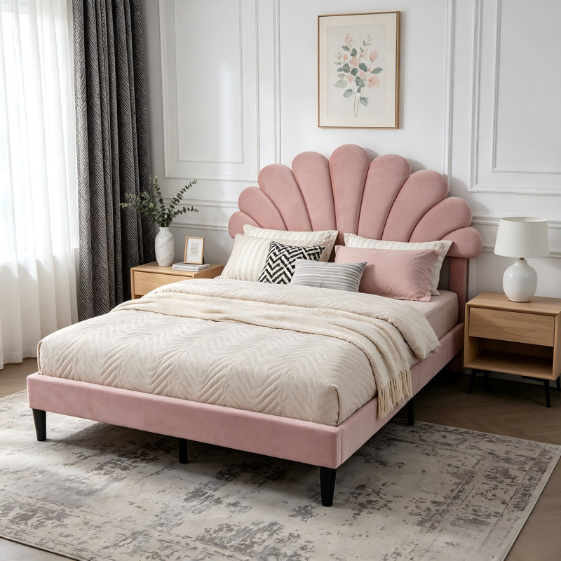 Bed, Pink