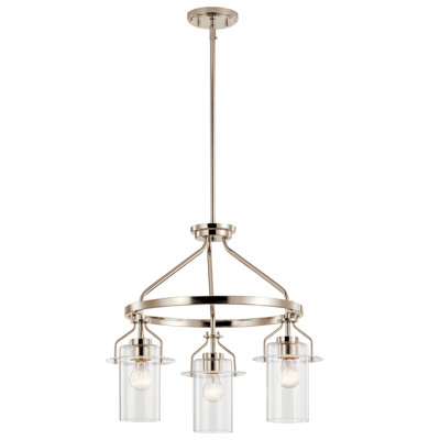 Everett 3 - Light Cylinder Chandelier