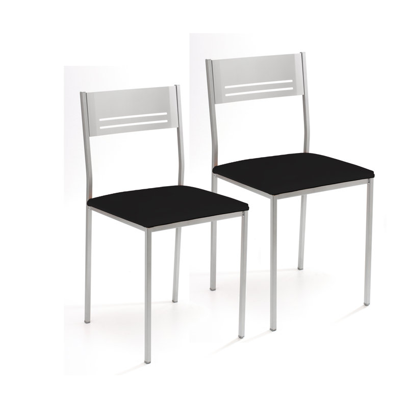 Side chair Set Felma, Black