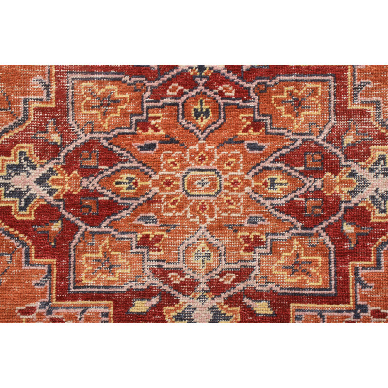 Distressed Homage Handmade Kilim Wool Floral Area Rug, Rectangle 12' x 15'