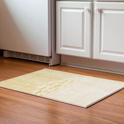 Premium Machine Washable Cerrito Gold Rug