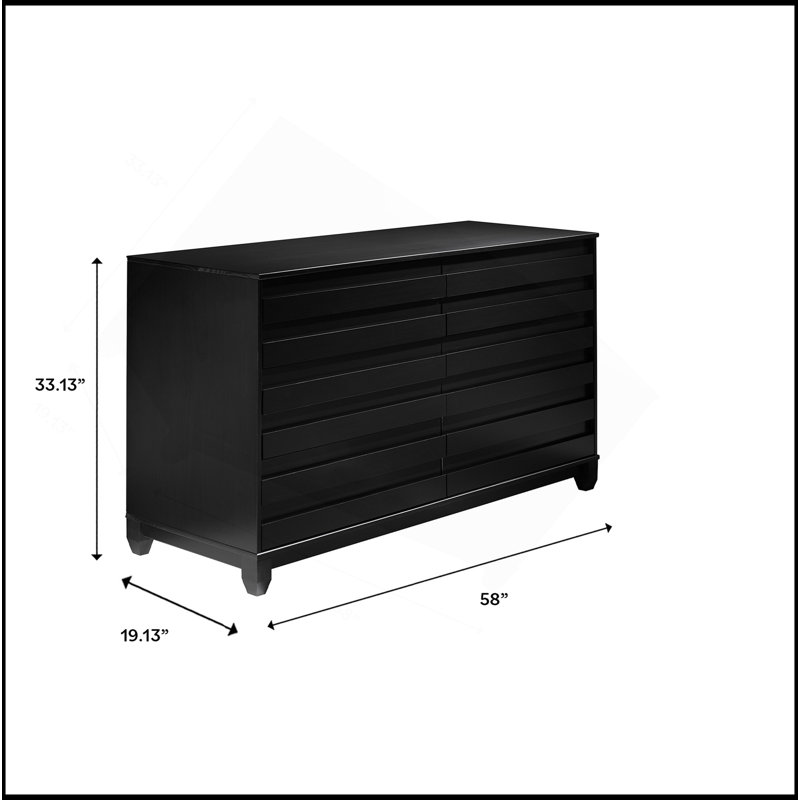 Commode 6 tiroirs Modern