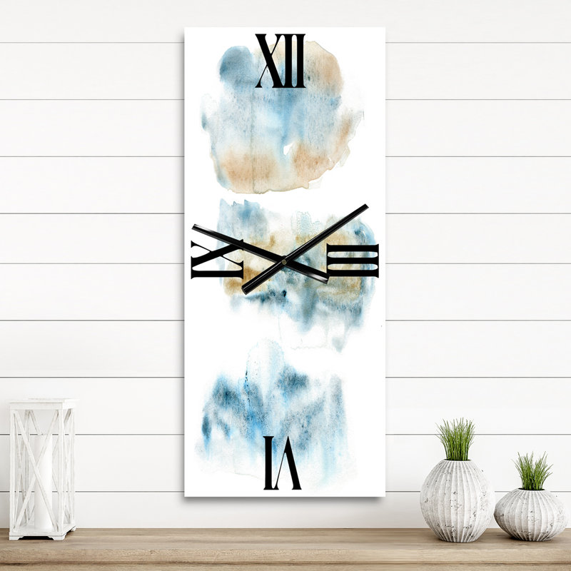 Horloge murale Abstract of Clouds III, Grand
