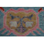 Tapis rose à motif floral indien Oushak 10 x 14