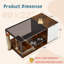 Table basse Eujin, conception 2 en 1