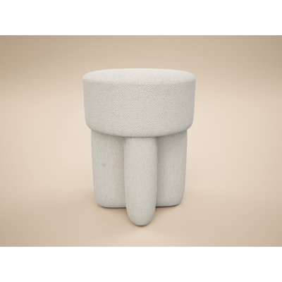 35.5 cm W Chenille Pouffe