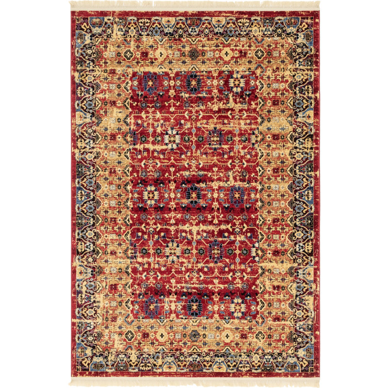 Angeliya Oriental Indoor Rug, Rectangle 5'1" x 8'