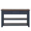 Console en bois de pin massif 48 po, table d'appoint moderne avec 3 tiroirs de rangement et 2 tablettes. Facile à assembler-177910972-177910973