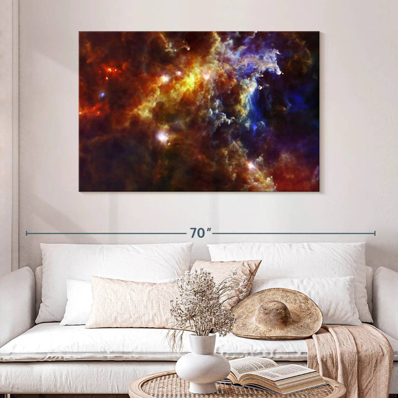 Oberle Rosette Nebula, 32" H x 48" W