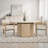 Oja 59" Pedestal Dining Table-132817679