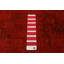 Tapis rouge Vibrance 8 pi 11 po x 11 pi 2 po