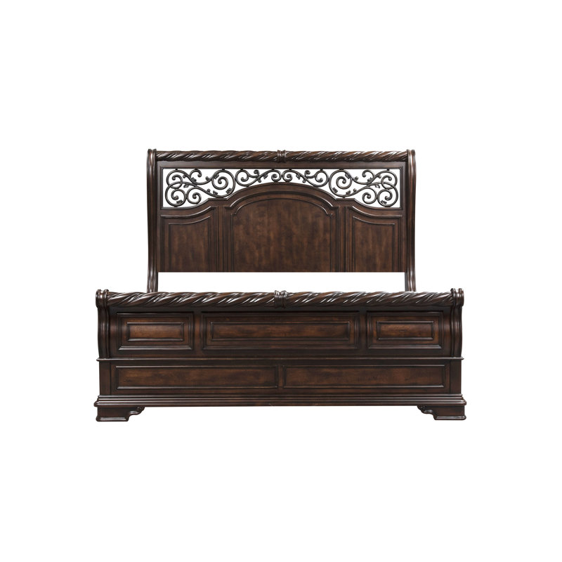 Ashyla Sleigh Bed, King