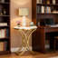 Table d'appoint pour canapé polyvalente, table de bout ronde chic, table basse étroite