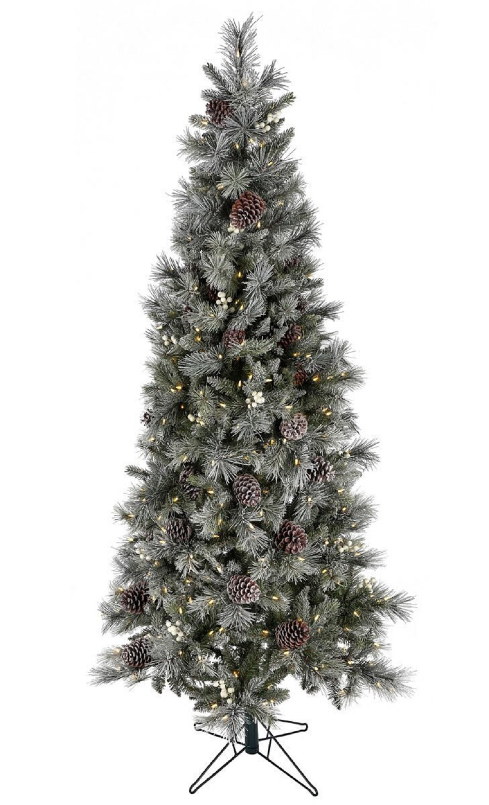 The Holiday Aisle® Green Pine Artificial Christmas Tree with Clear ...