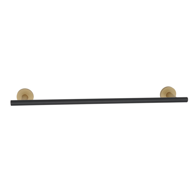 Vita Bella Bath Bathroom Accessory, Champagne/Matte Black