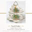 Spode - Arbre de Noël - Desserte sculptée à 2 niveaux