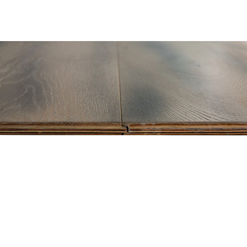 Plancher de bois franc d'ingénierie en chêne, Sycomore brun clair